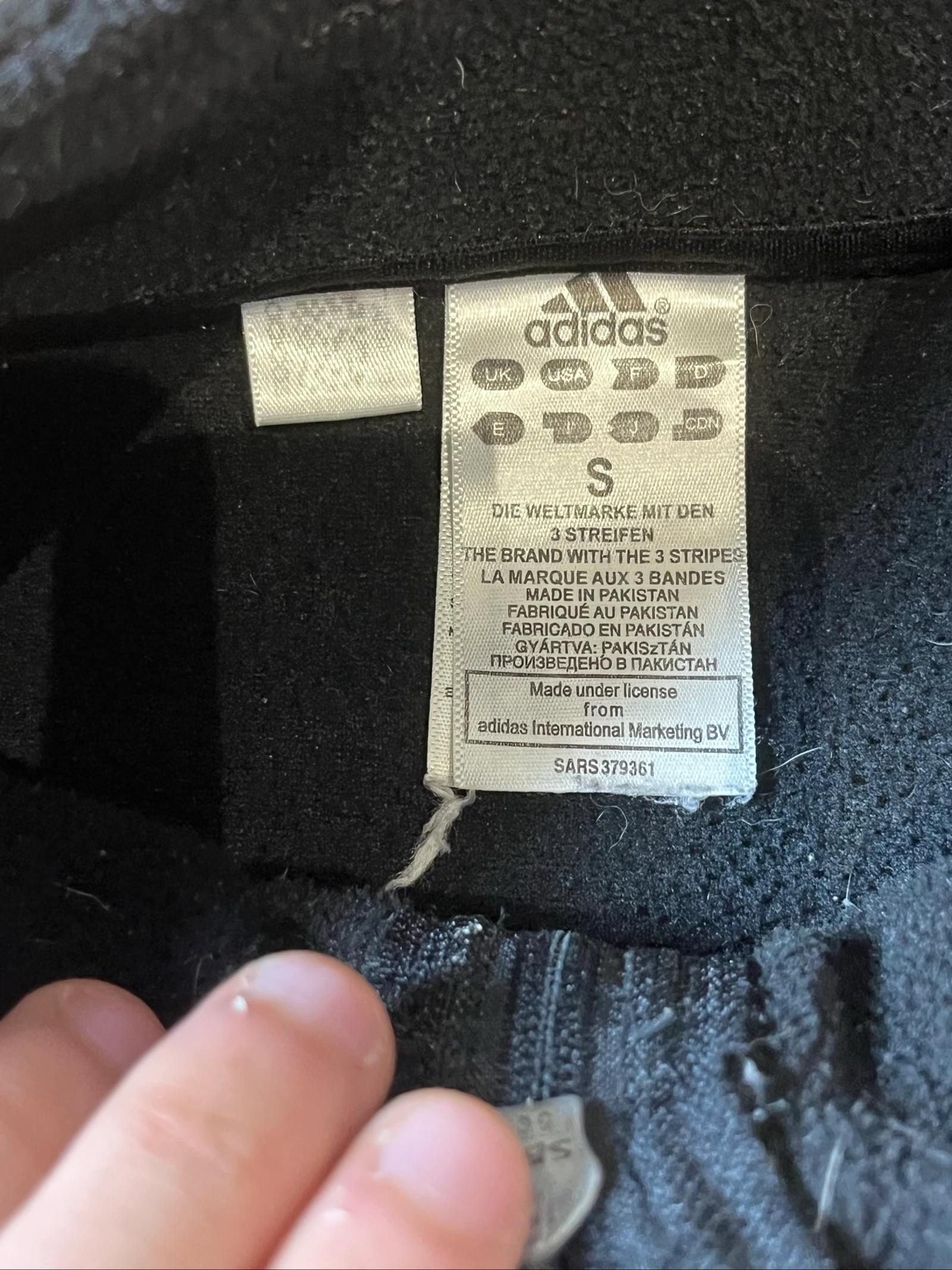 Vintage full zip X judo style sportswear fleece jacket - Adidas - size S - good condition – photo 3